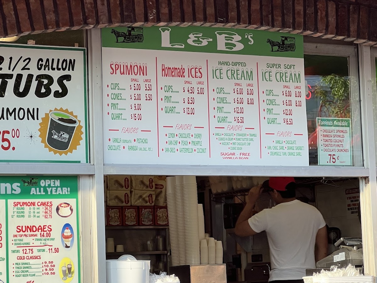 L&B Spumoni Gardens Menu - Image 2