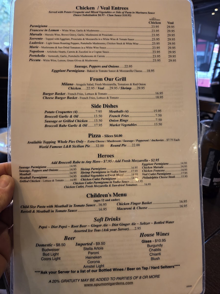 L&B Spumoni Gardens Menu - Image 4
