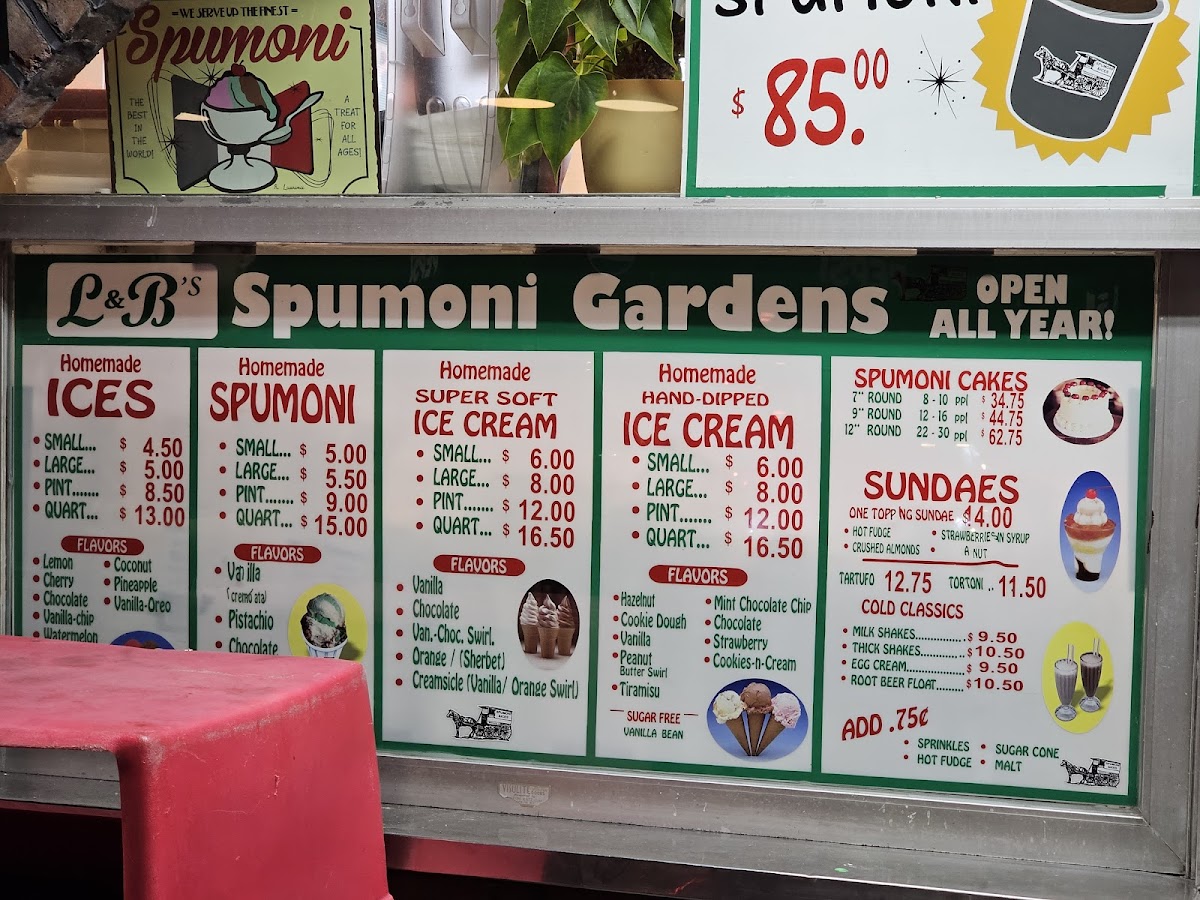 L&B Spumoni Gardens Menu - Image 5