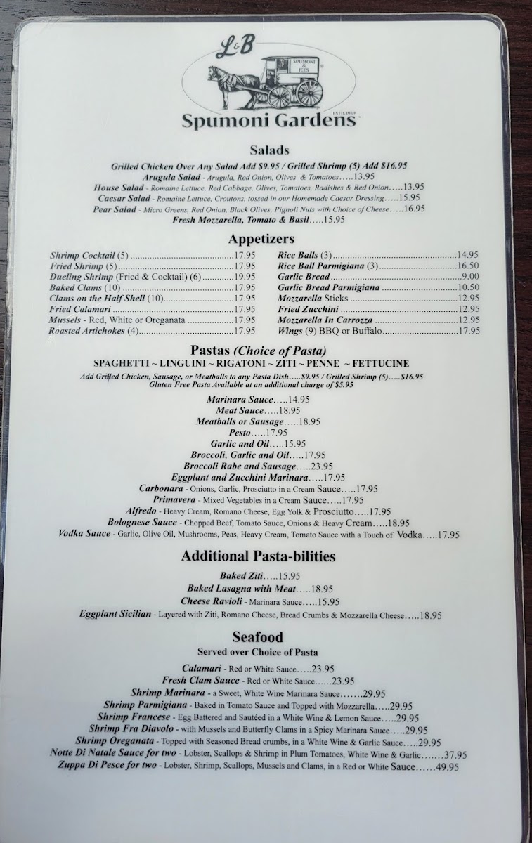 L&B Spumoni Gardens Menu - Image 6
